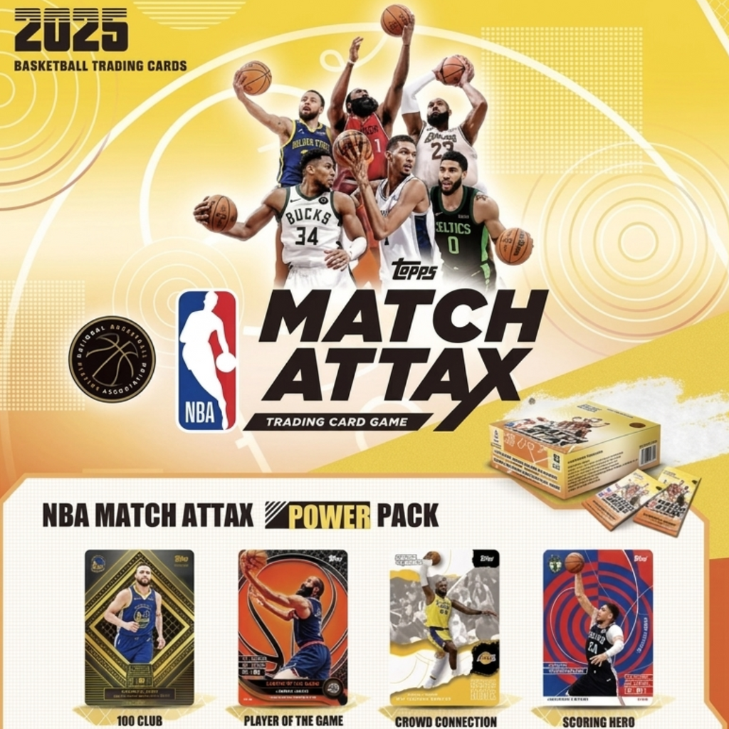 Match Attax 2025 NBA Basketball Power Pack Edition - Topps [Officially Licensed Trading Cards]