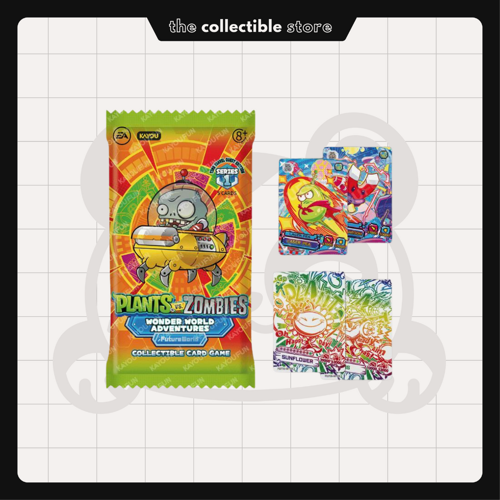 Plants Vs. Zombies - Wonder World Adventures Time Travel Quest Edition Series 1 (EN) - Kayou [Officially Licensed Trading Cards]