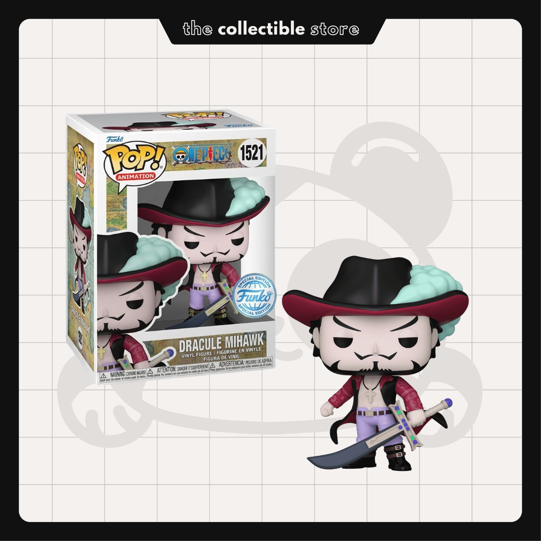 Funko Pop! One Piece - Dracule Mihawk #1521 Special Edition with Protector