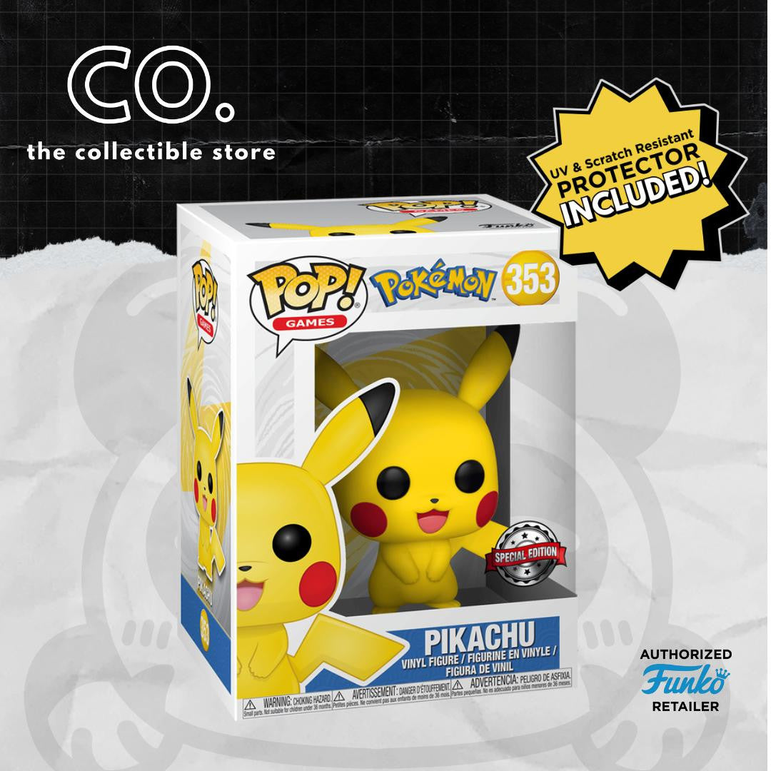 Funko Pop! Pokemon Pikachu #353 Special Edition with Protector