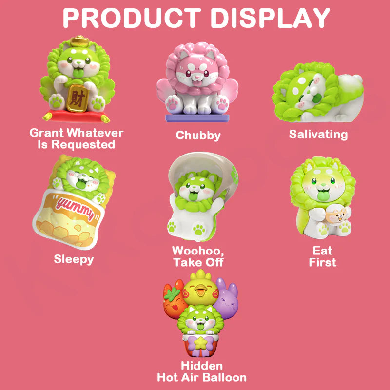 [Dodowo] Cabbage Dog Vegetable Fairy Rookie Series Blind Box Figures (Single)