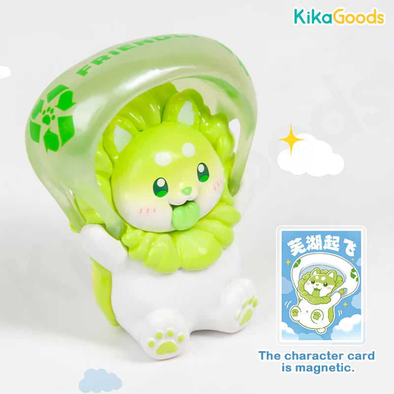 [Dodowo] Cabbage Dog Vegetable Fairy Rookie Series Blind Box Figures (Single)