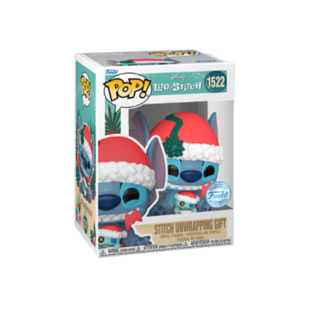 Funko Pop! Disney Lilo & Stitch - Stich Unwrapping Gift #1522 (Special Edition)