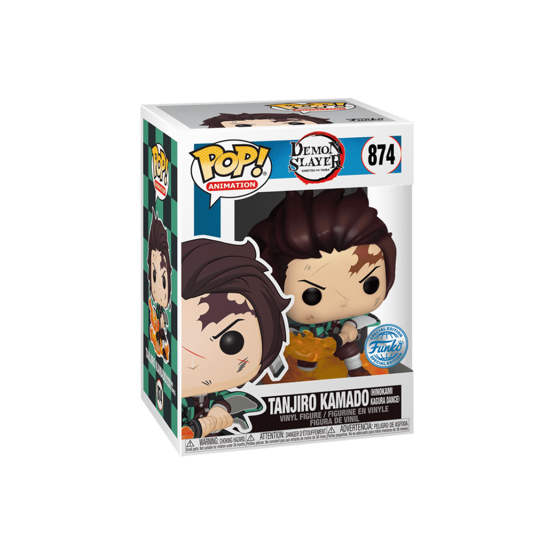 Funko Pop! Demon Slayer - Tanjiro Kamado (Hinokami Kagura Dance) #874 (Special Edition)