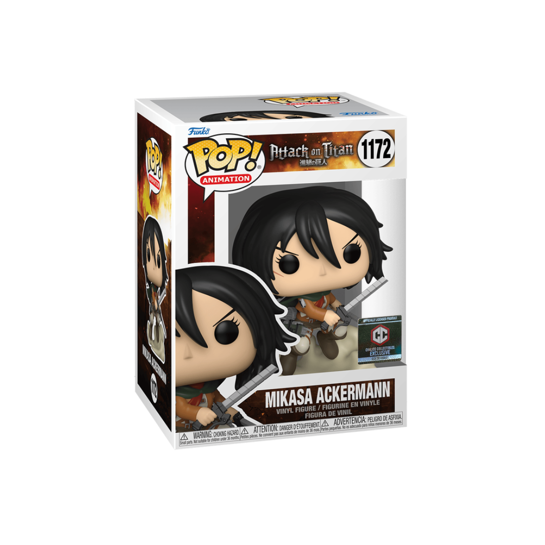 Funko Pop! Attack on Titan - Mikasa Ackerman #1172 (Chalice Collectibles)