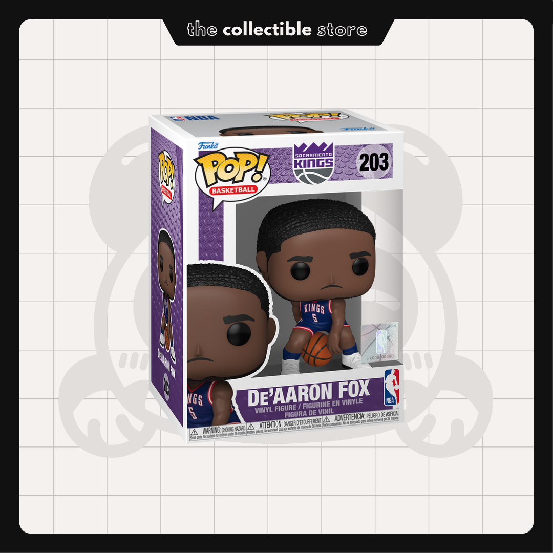 Funko Pop! Sacramento Kings - De'Aaron Fox (City Edition) #203 with Protector