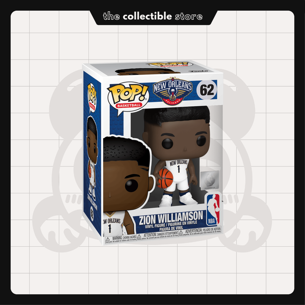 Funko Pop! New Orleans Pelicans - Zion Williamson #62 with Protector