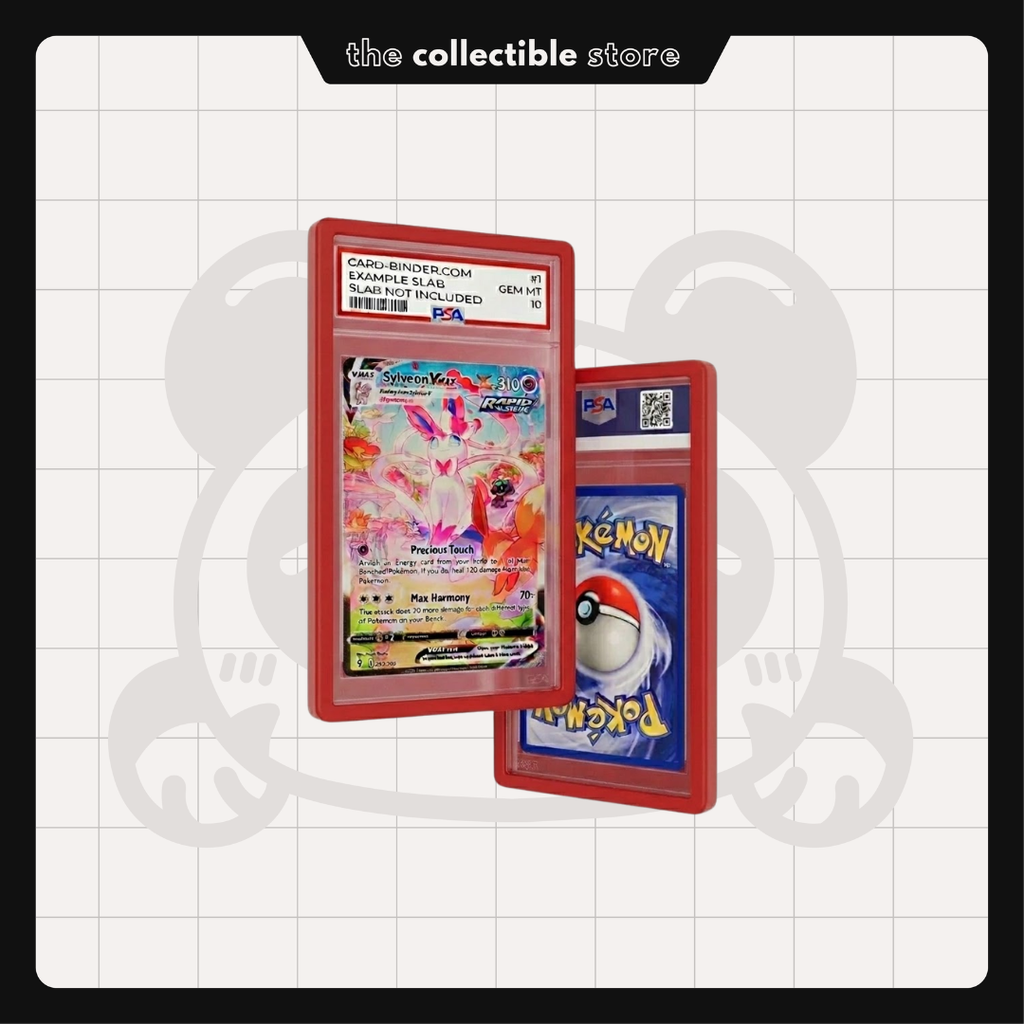 PSA Graded Slab Bumper (Red) - Mugen