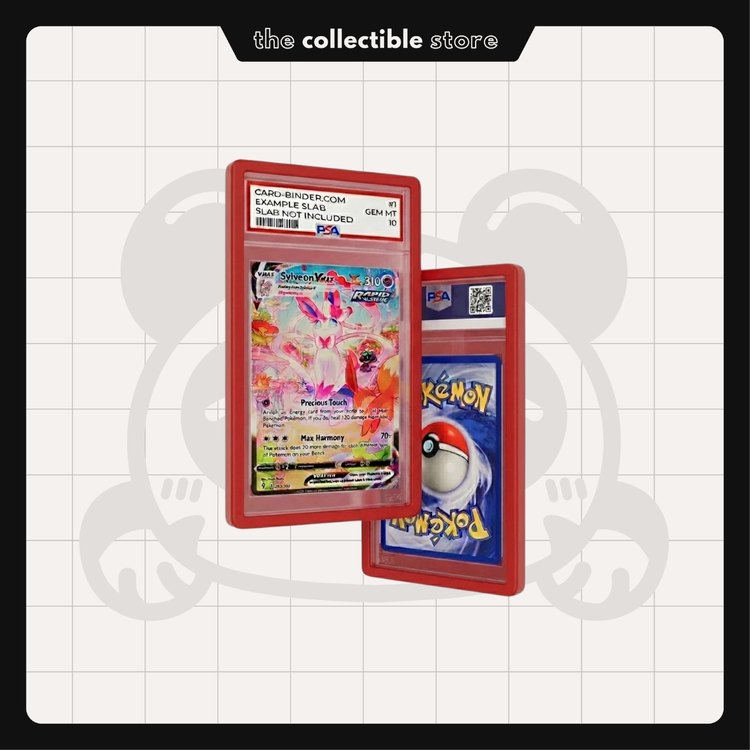 PSA Graded Slab Bumper (Red) - Mugen