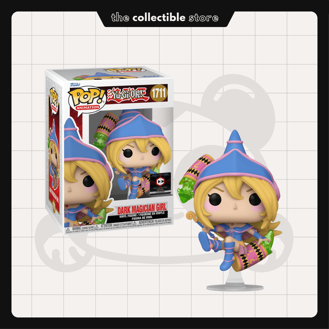 Funko Pop! Yu-Gi-Oh! - Dark Magician Girl w/ Cylinders #1711 with Protector
