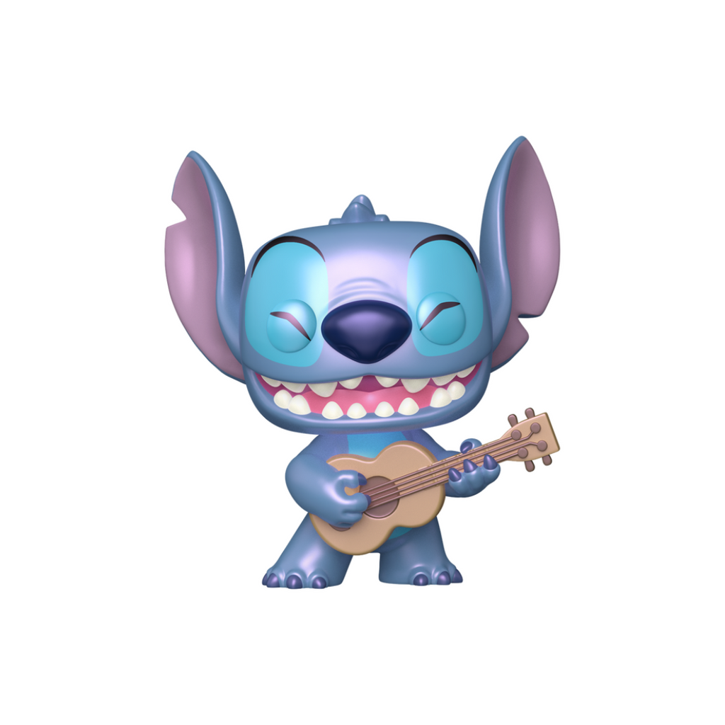 Funko Pop! Disney Lilo & Stitch - Pearlescent Stitch w/ Ukelele #1044 (Special Edition)