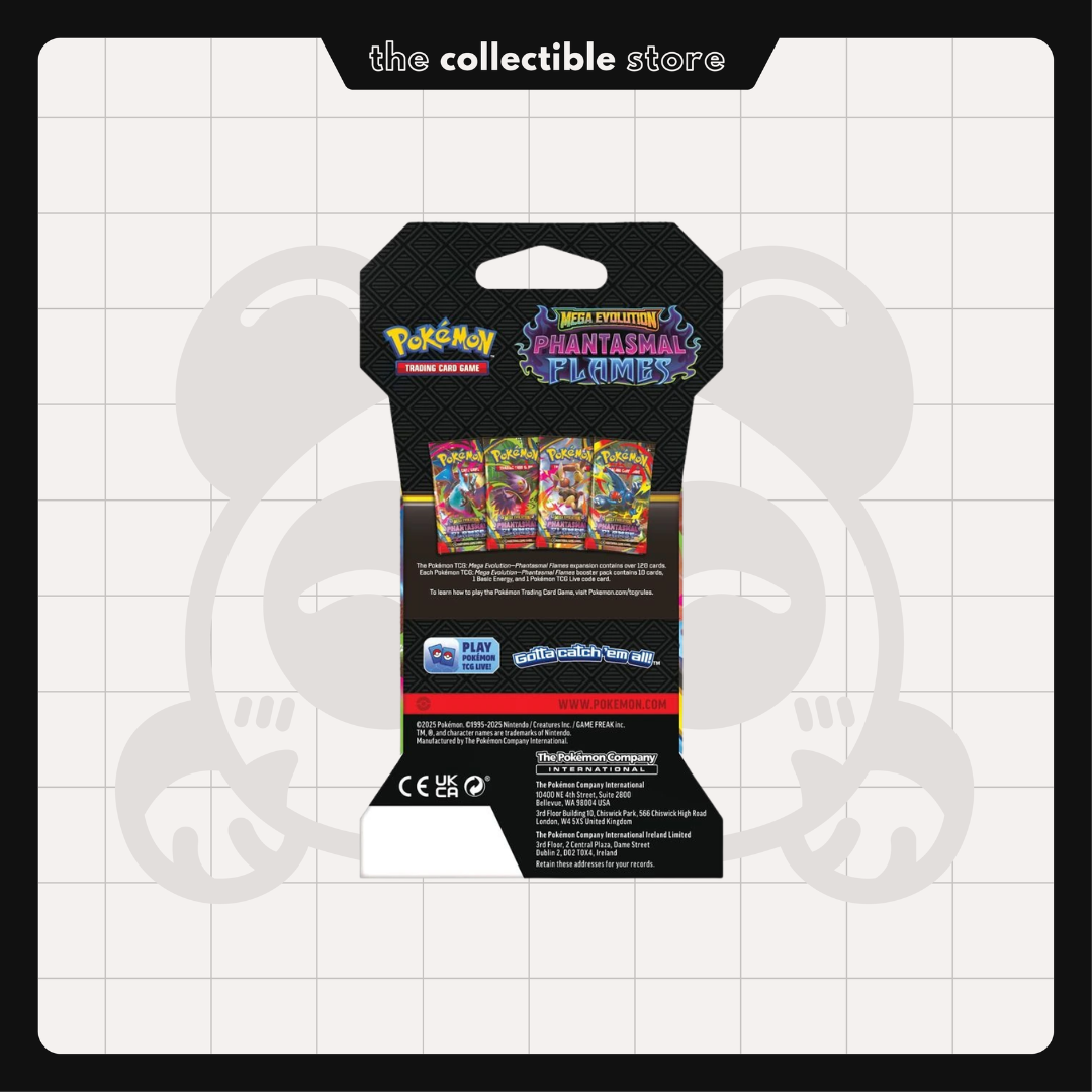 Phantasmal Flames - Sleeved Booster Pack (Pokemon TCG)