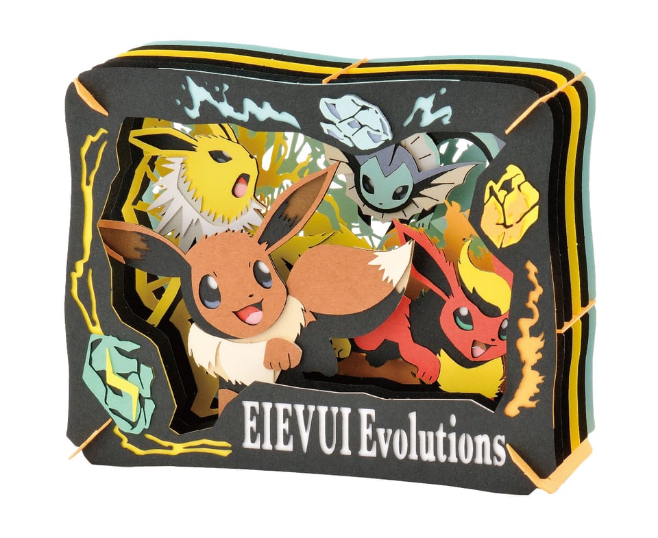[Paper Theater] Pokemon PT-089 Eevee Evolutions Model Kit