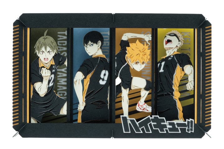 [Paper Theater] Haikyu!! PT-L53X Karasuno First-Years Model Kit