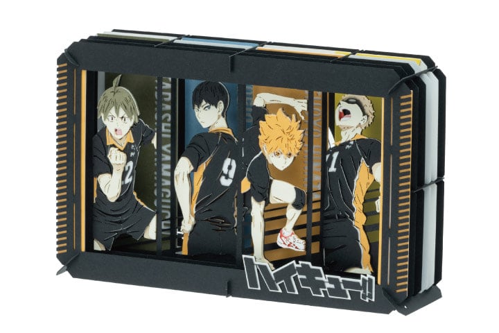 [Paper Theater] Haikyu!! PT-L53X Karasuno First-Years Model Kit