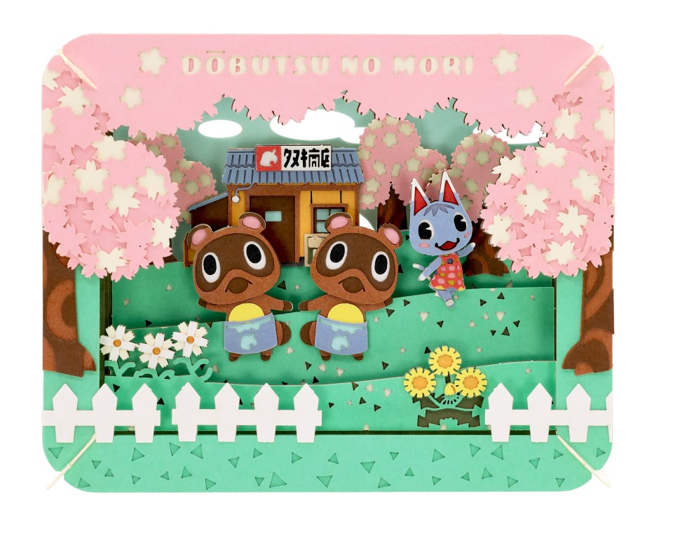 [Paper Theater] Animal Crossing PT-378 Spring Nook’s Cranny Model Kit
