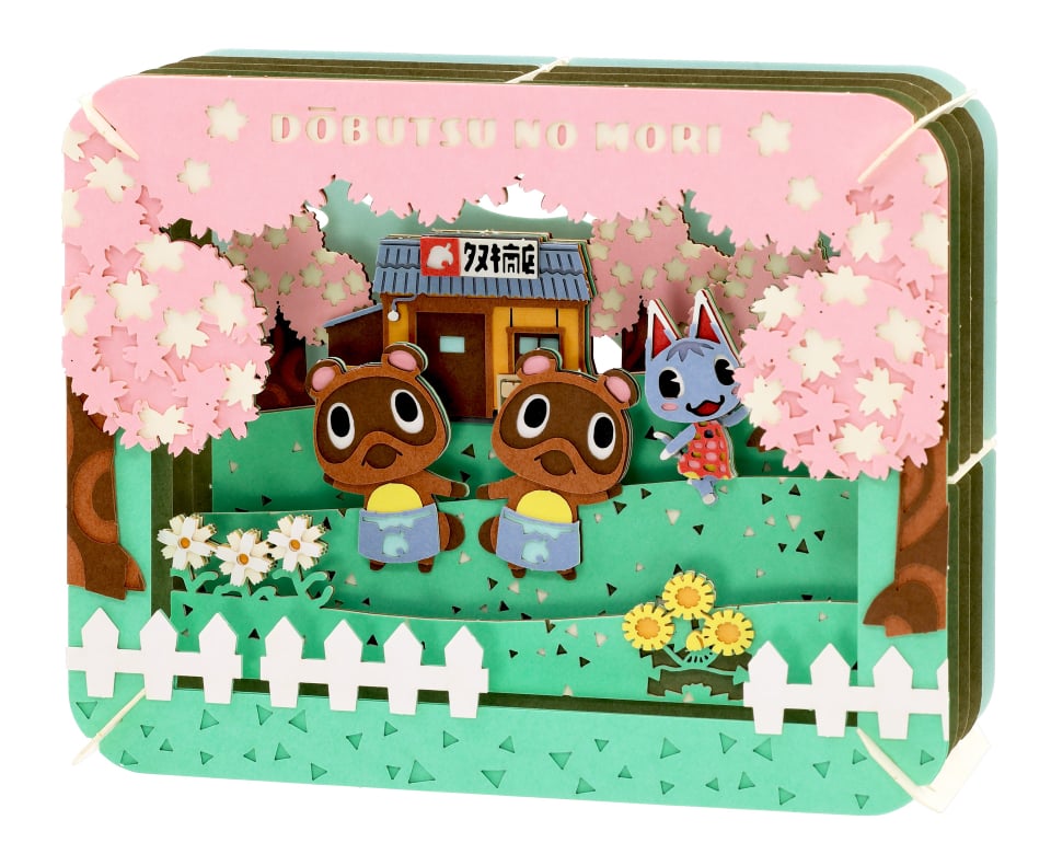 [Paper Theater] Animal Crossing PT-378 Spring Nook’s Cranny Model Kit