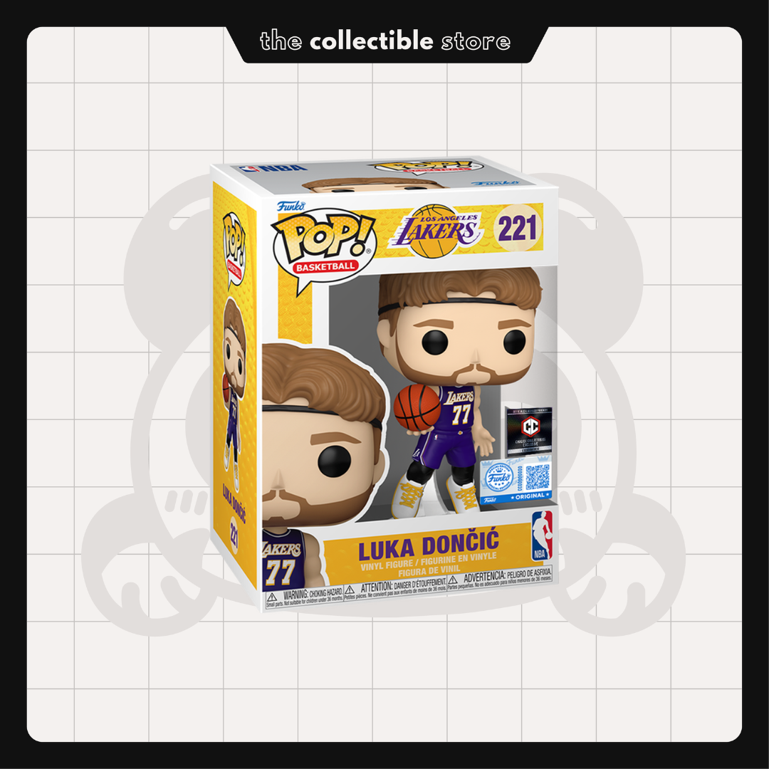 Funko Pop! Los Angeles Lakers - Luka Doncic (2025 Statement Edition) #221 Chalice Collectibles with Protector