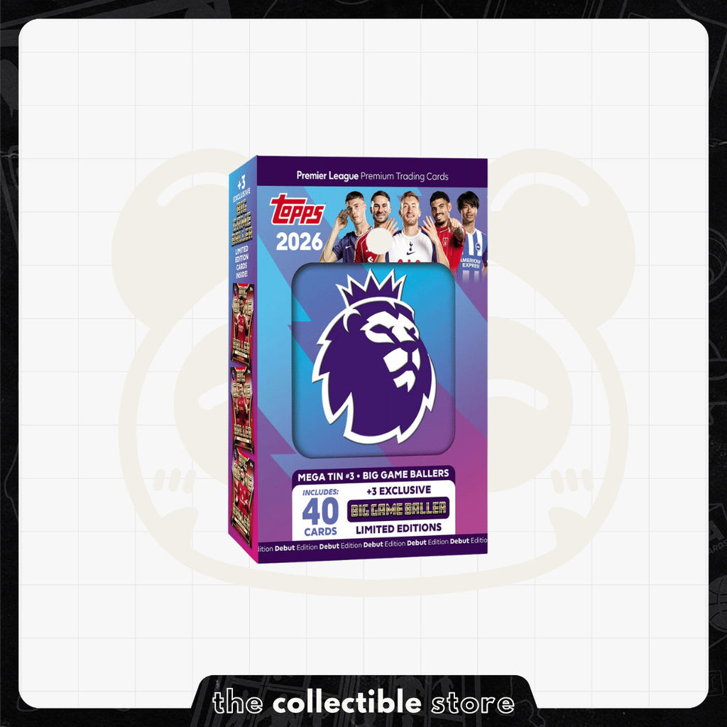 Premier League 2026 Debut Edition Mega Tin - Topps (Official Licensed Trading Cards)
