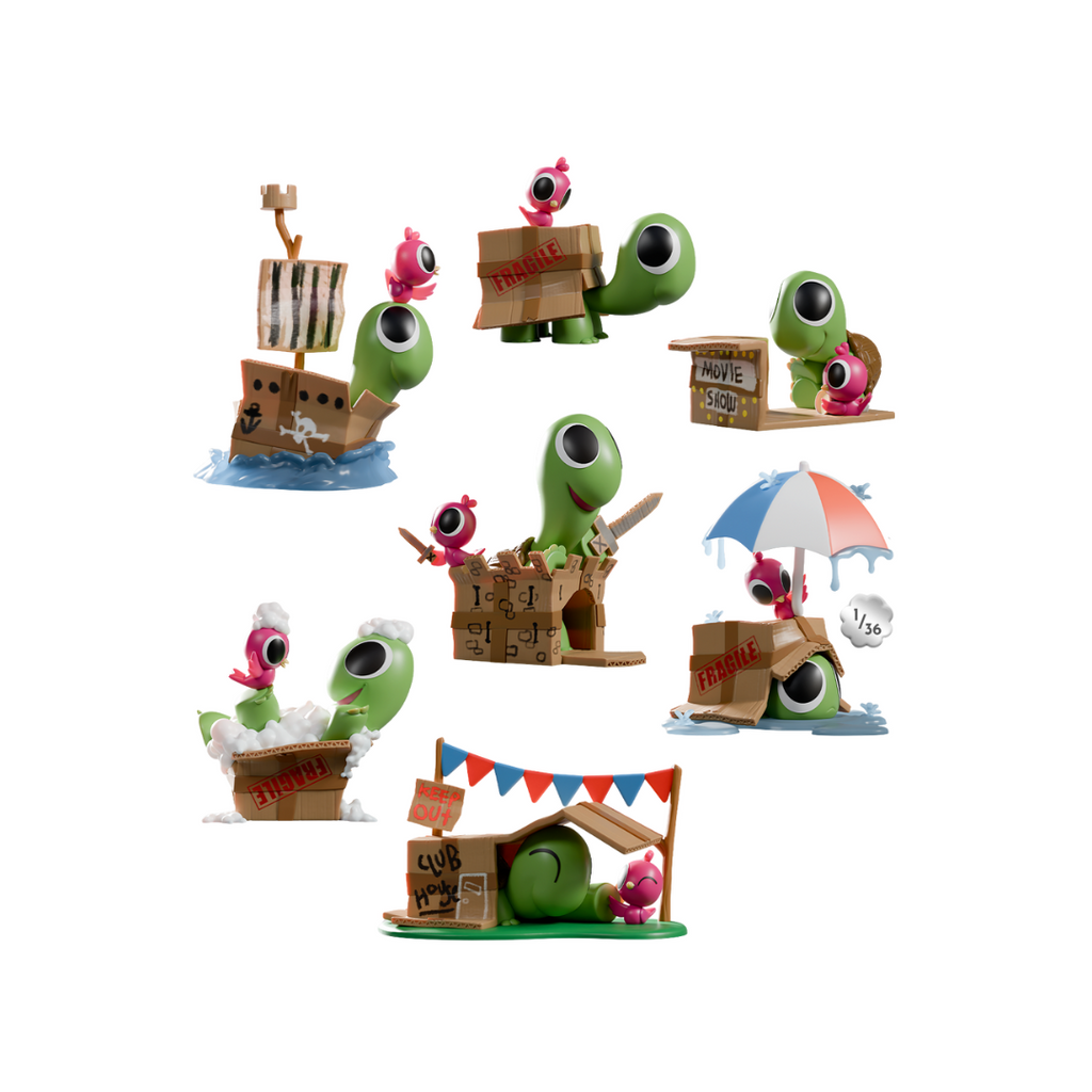 Box Turtle & Bird - Blind Box - Kaleidos Creative