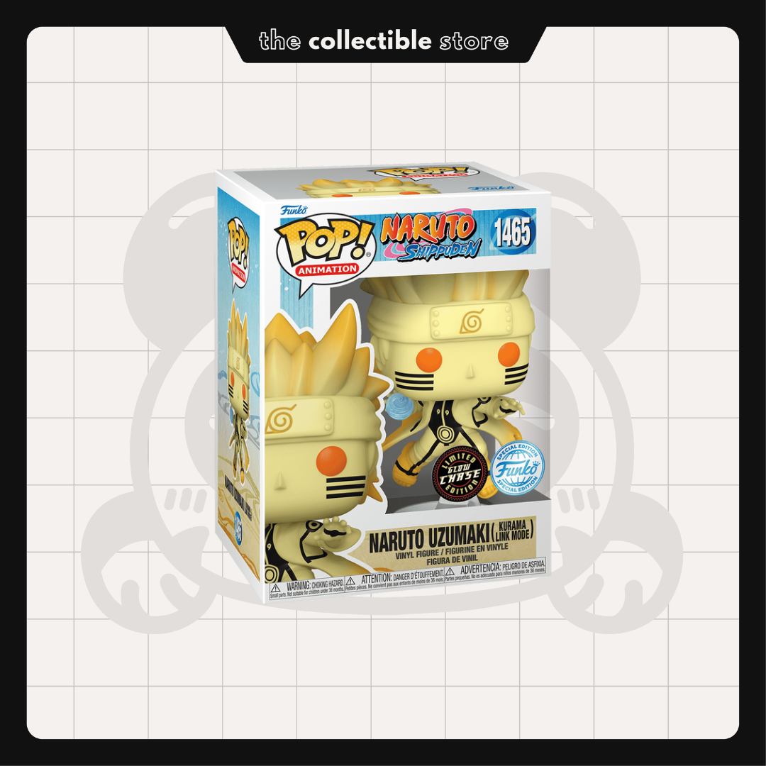 Funko Pop! Naruto Shippuden Naruto Uzumaki (Kurama Link Mode) #1465 Chase GITD Special Edition