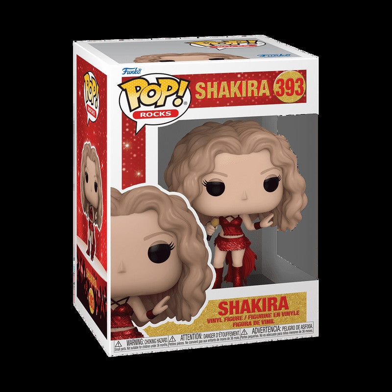 Funko Pop Rocks - Shakira (Super Bowl) #393 With Protector