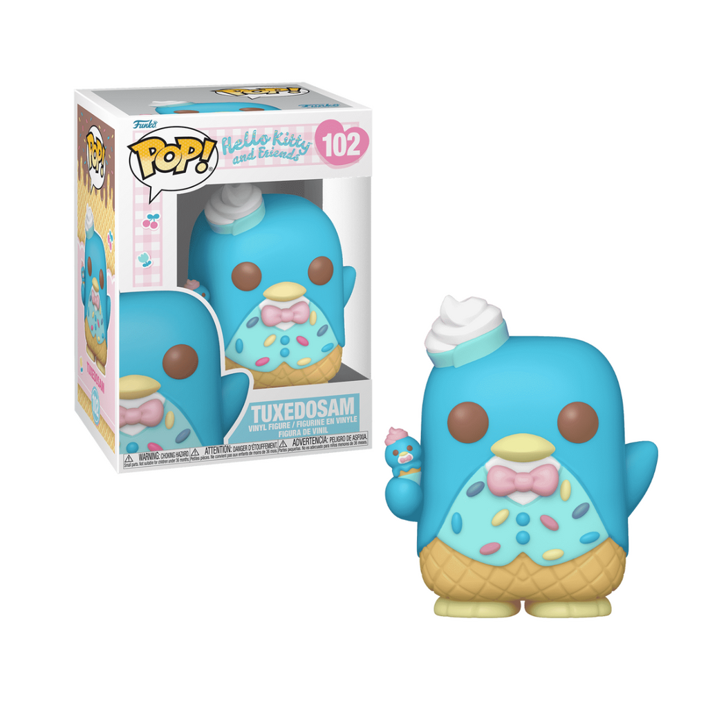 Funko Pop! Hello Kitty & Friends Tuxedosam w/ Ice Cream #102 with Protector
