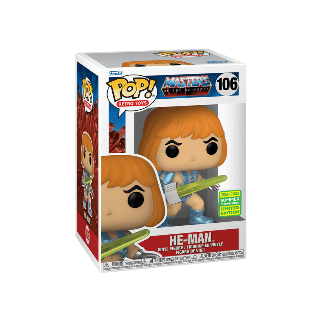Funko Pop! Masters of the Universe - He-Man #106 San Diego 2022 Summer Convention