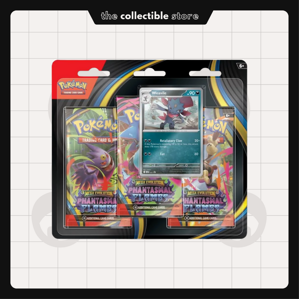 Phantasmal Flames - Pokemon TCG 3 Pack Blister
