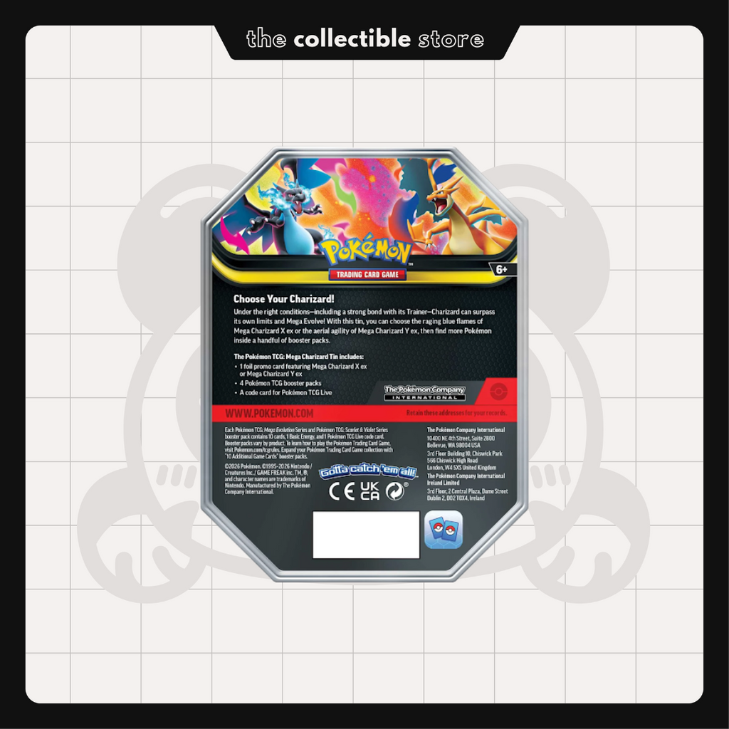 Mega Charizard Tin Pokemon TCG