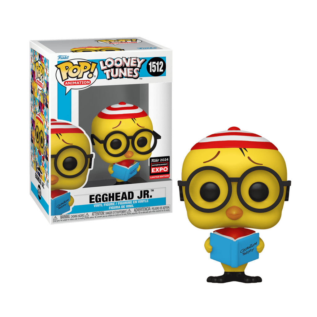Funko Pop! Looney Tunes Egghead Jr. #1512 Entertainment Expo with Protector