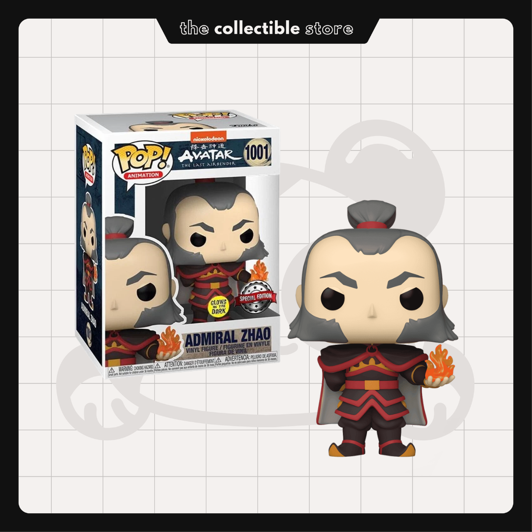 Funko Pop! Avatar - Admiral Zhao #1001 (GITD) Special Edition with Protector