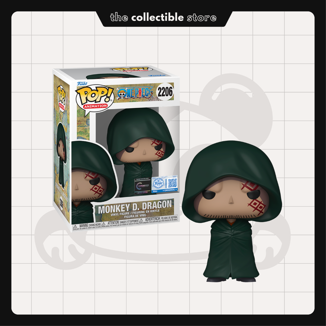 Funko Pop! One Piece - Monkey D. Dragon #2206 Chrono Toys with Protector