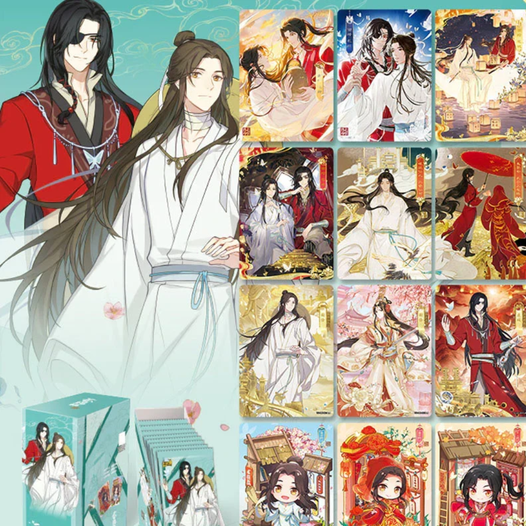 TGCF Heaven Official's Blessings - Peach Blossom Spring Lanterns Collectible Cards Flower Encounter Chapter Series 1 CN 9 Packs