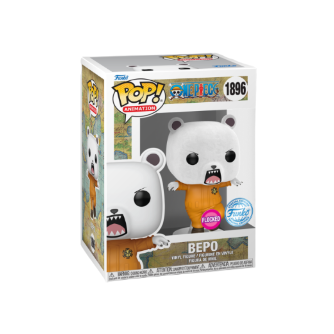 Funko Pop! One Piece - Bepo #1896 Flocked Special Edition