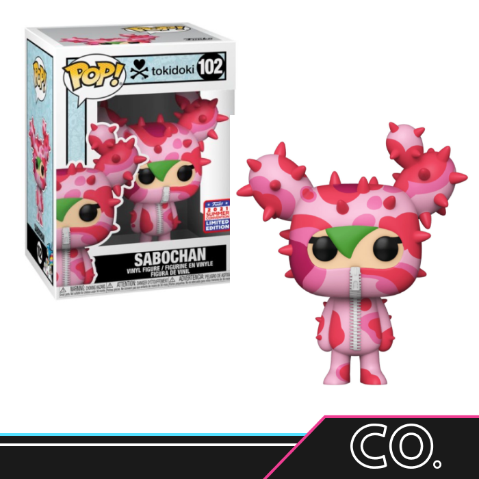Funko Pop Tokidoki Sabochan 102 [2021 Summer Convention] With Free Protector