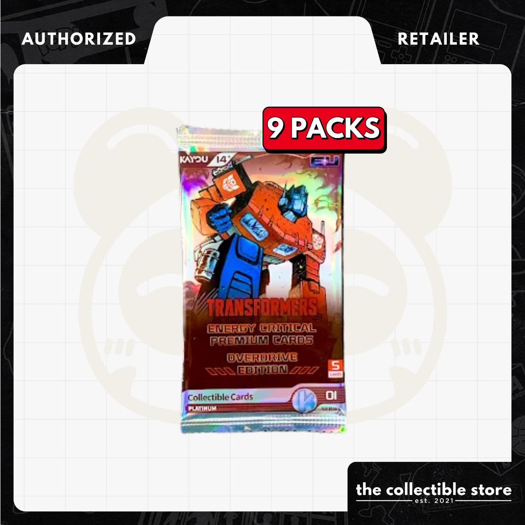 Transformers - Energy Critical Premium Edition Series 1 Collectible Cards EN - 9 Packs