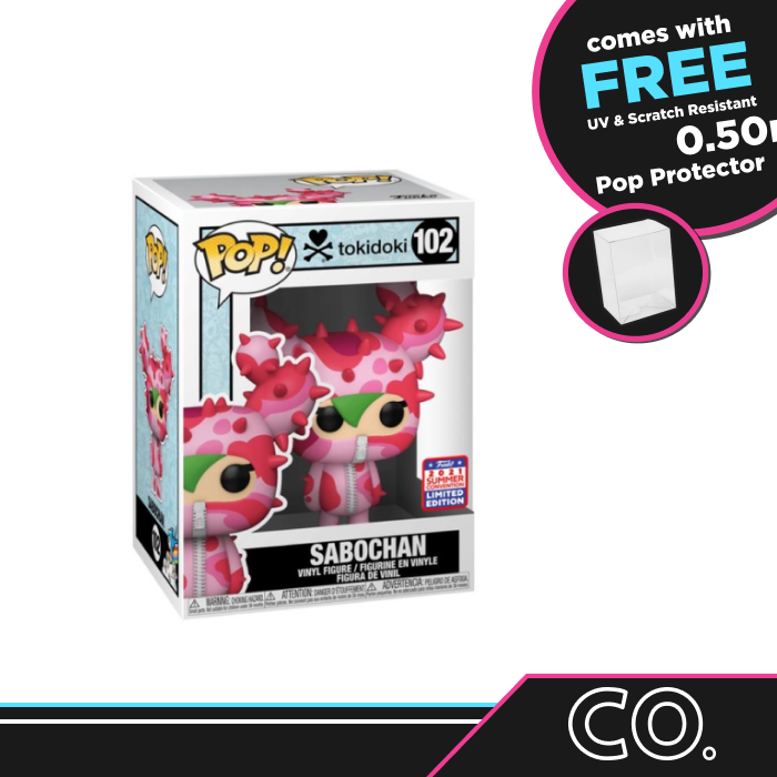 Funko Pop Tokidoki Sabochan 102 [2021 Summer Convention] With Free Protector