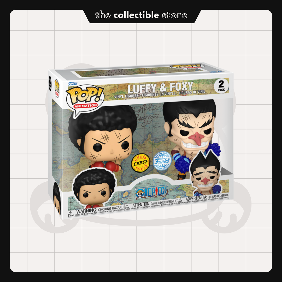 Funko (2-Pack) One Piece - Luffy & Foxy Chase Special Edition