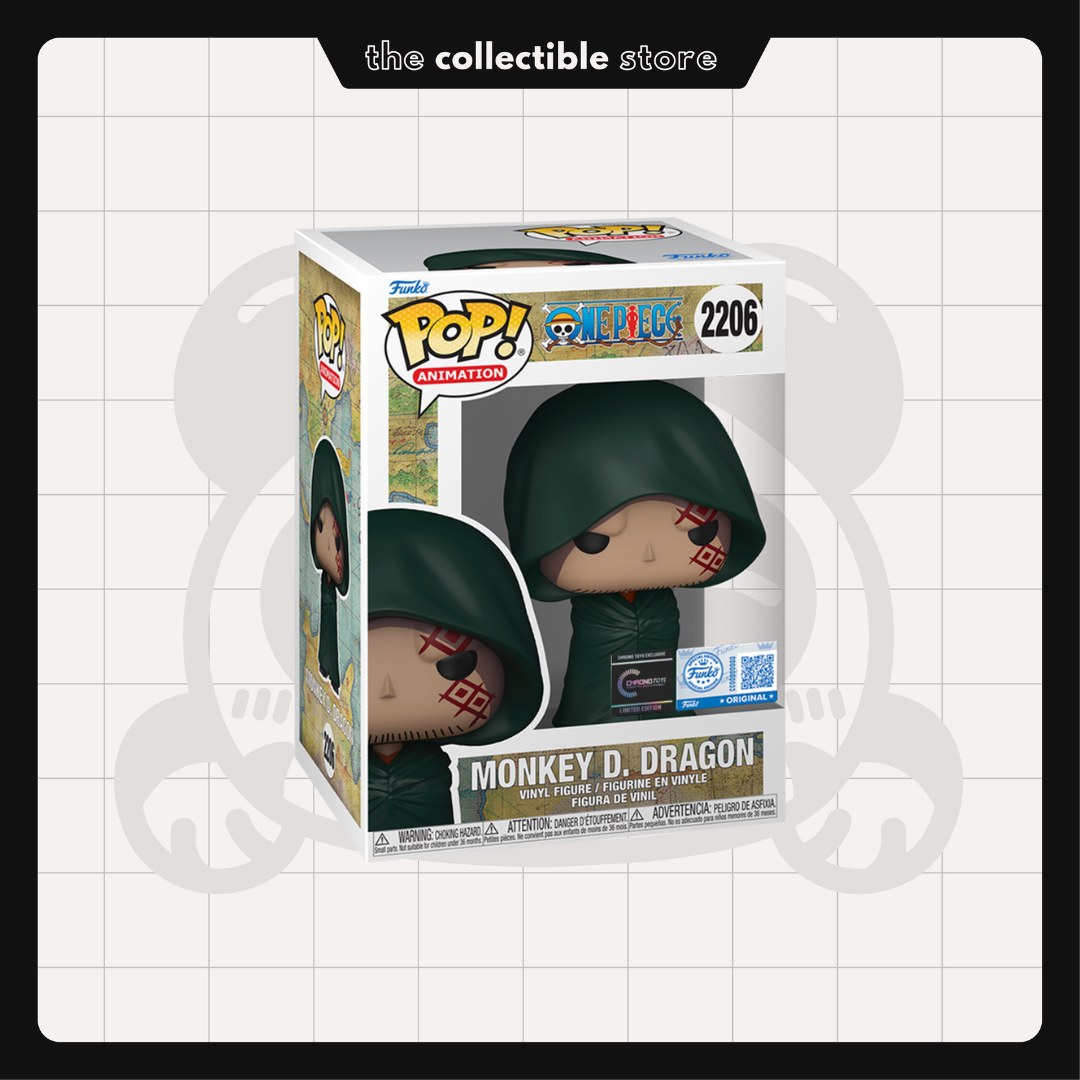 Funko Pop! One Piece - Monkey D. Dragon #2206 Chrono Toys with Protector