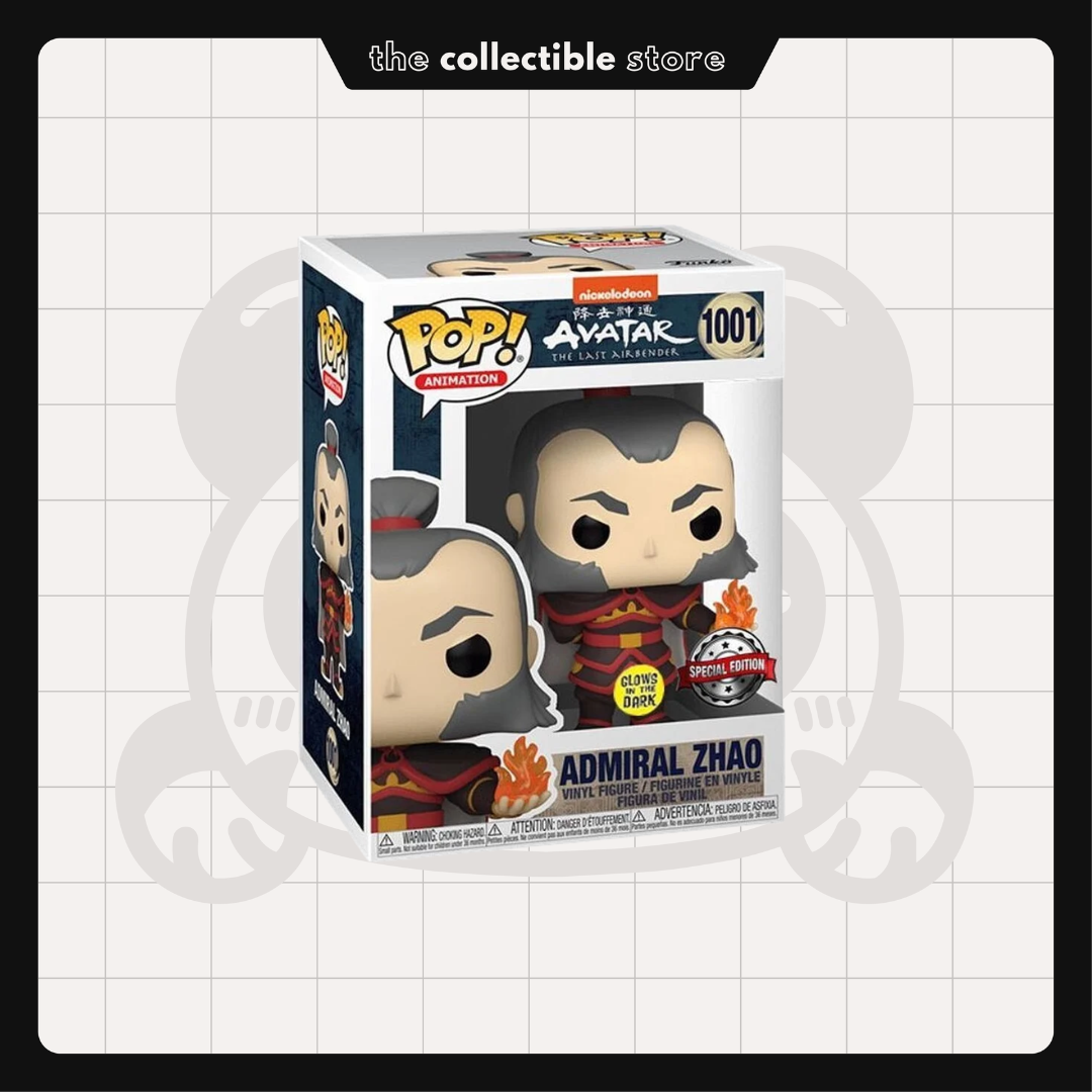 Funko Pop! Avatar - Admiral Zhao #1001 (GITD) Special Edition with Protector