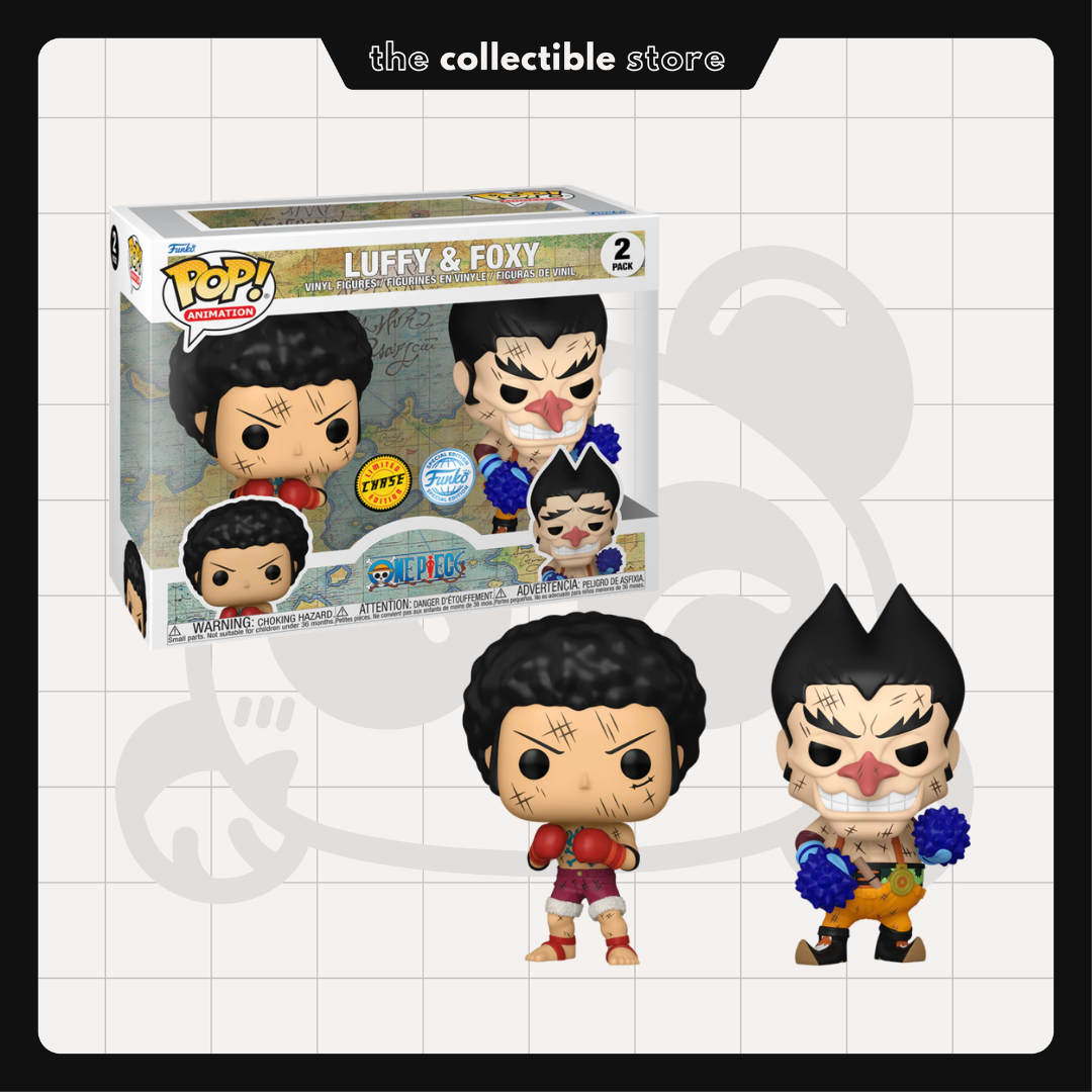 Funko (2-Pack) One Piece - Luffy & Foxy Chase Special Edition
