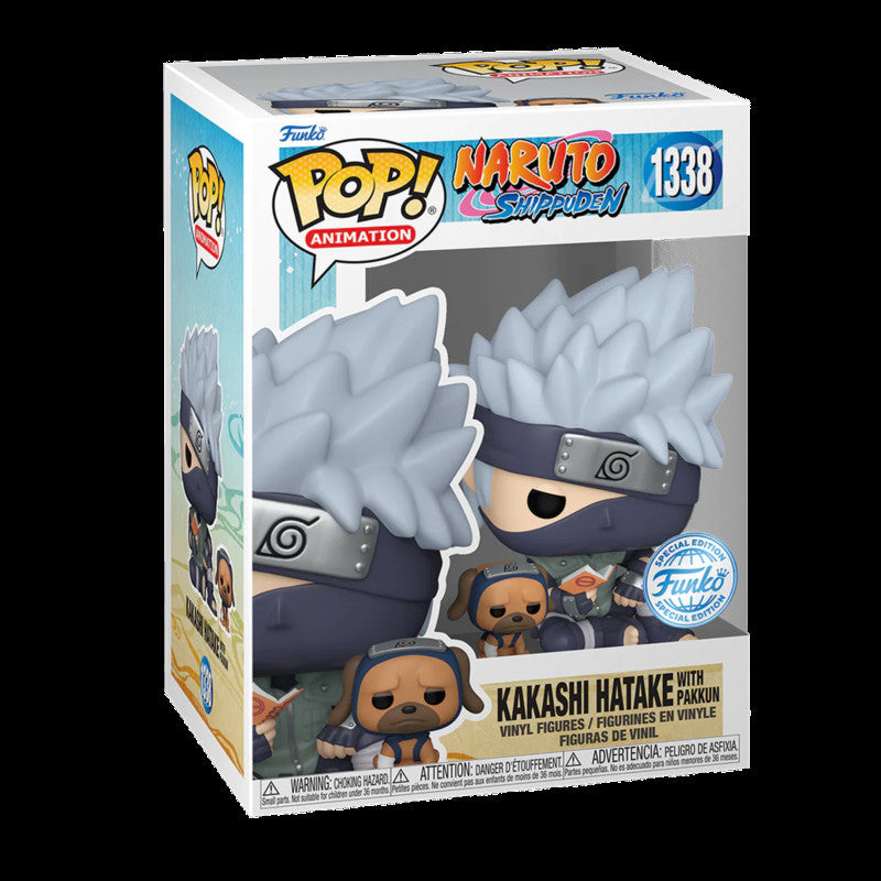 Funko Pop! Naruto Shippuden - Kakashi Hatake with Pakkun #1338 Special Edition