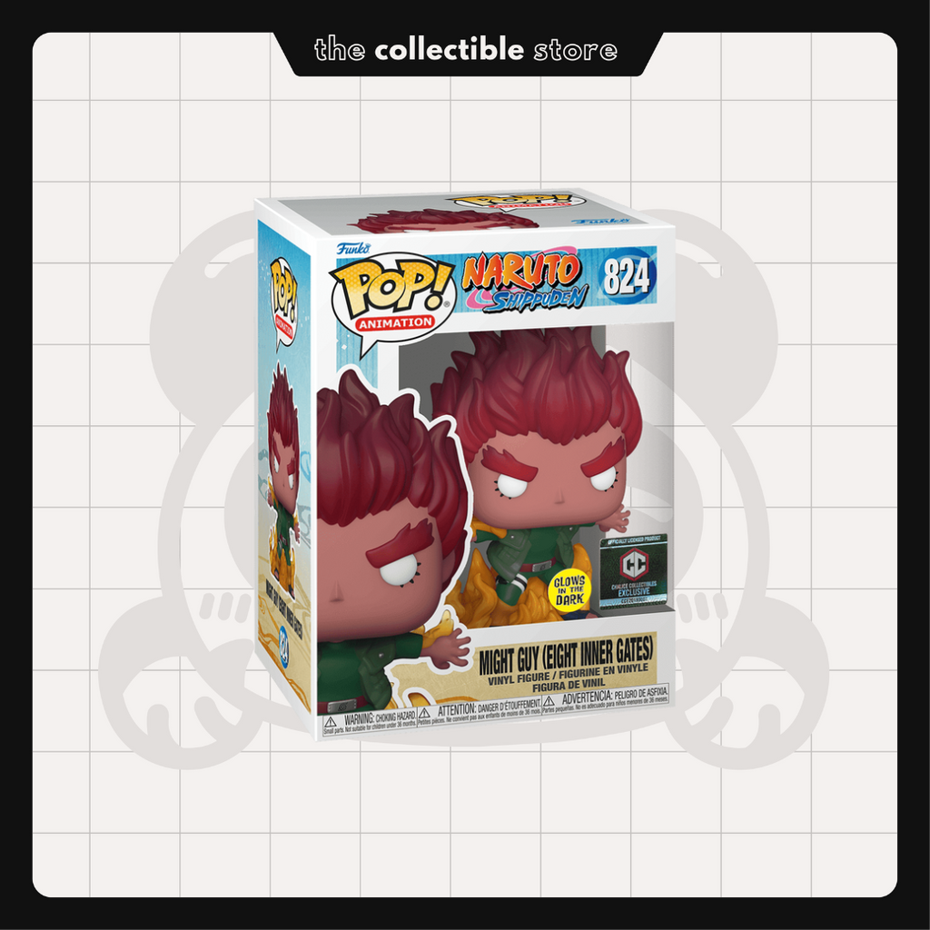 Funko Pop! Naruto Shippuden - Might Guy Eight Inner Gates #824 GITD Chalice Collectibles with Protector