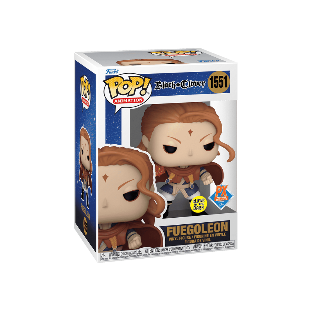 Funko Pop! Black Clover - GITD Fuegoleon #1555 (PX Previews)