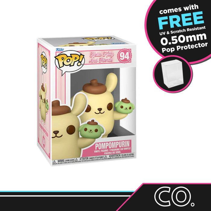 Funko Pop! Sanrio - Hello Kitty and Friends - Pompompurin w/ Dessert #94 with Protector
