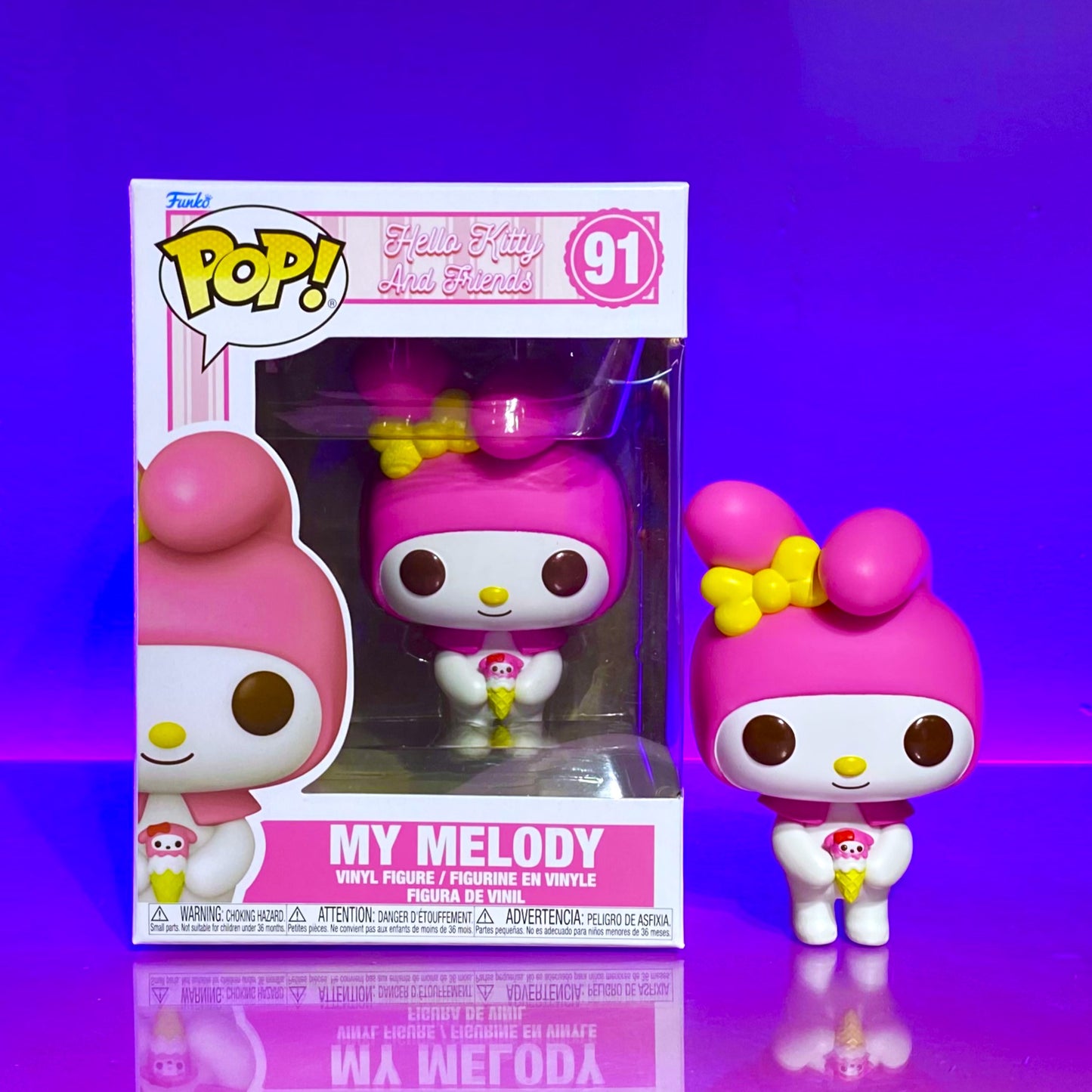 Sanrio - Hello Kitty and Friends - My Melody w/ Ice Cream #91